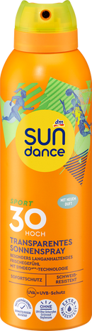 SUNDANCE Zonnenspray Sport transparant, SPF 30, 200 ml