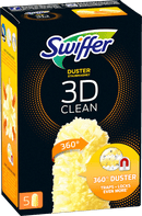Recharge de lingettes Swiffer Dust magnet 360°, 5 pièces.