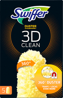 Recharge de lingettes Swiffer Dust magnet 360°, 5 pièces.
