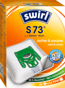 Sac pour aspirateur Swirl Hoover S73 AirSpace, 4 pièces