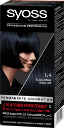 Syoss Coloration des cheveux bleu-noir 1-4, 1 pièce