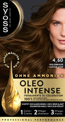 Syoss Oleo Intense Coloration des cheveux châtain doré 4-60, 1 pièce