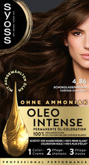 Syoss Oleo Intense Coloration des cheveux brun chocolat 4-86, 1 pc.