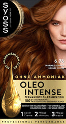 Syoss Oleo Intense Hair Color Warm Copper 6-76, 1 pc.