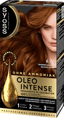 Syoss Oleo Intense Hair Color Warm Copper 6-76, 1 pc.