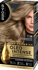 Syoss Oleo Intense Hair Color Smoky Blondes Cool Beige Blonde 7-58, 1 pc.