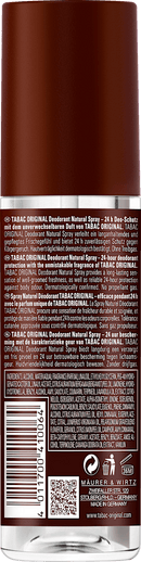Tabac Original Deo Naturalspray, 100 ml