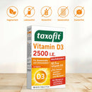 taxofit Vitamine D3 2500 IE tabletten 50 stuks, 7,7 g