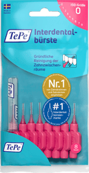 Brossettes interdentaires TePe rose 0,4 mm ISO 0, 8 pcs.