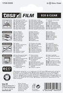 tesa Lijmbandset Eco & Clear, 2-delig