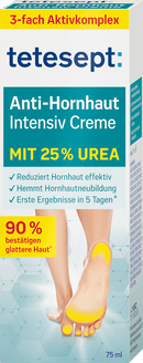 tetesept Crème Pieds Anti-Callosités à l'Urée (25%), 75 ml