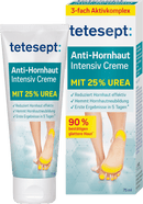 tetesept Crème Pieds Anti-Callosités à l'Urée (25%), 75 ml