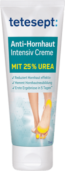 tetesept Crème Pieds Anti-Callosités à l'Urée (25%), 75 ml