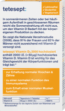 tetesept Vitamine D3 2000 I.E. tabletten 50 stuks, 15,3 g