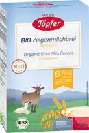 Töpfer Bouillie du soir au lait de chèvre multigrains dès 6 mois, 200 g