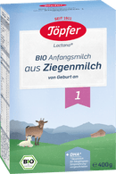 Töpfer Startmelk 1 op basis van geitenmelk, vanaf de geboorte