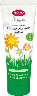 Pommade au calendula Töpfer Wind &amp; Weather pour bébé, 75 ml