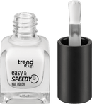trend !t up Nagellak Easy & Speedy 110 White, 6 ml