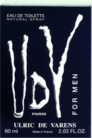 ULRIC DE VARENS Eau de Toilette voor mannen, 60 ml