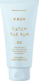 V.SUN Crème Solaire visage, 'catch the sun' sensible, SPF 50, 75 ml