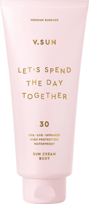V.SUN Zonnebrandlotion 'let's spend the day together', SPF 30, 200 ml