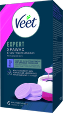 Veet Veet Spawax Disques de cire de rechange, lot de 6.
