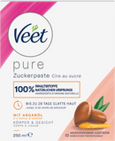 Veet Wax Kit Pâte à Sucre, 250 ml
