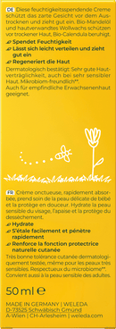 Weleda Bébé Crème Visage Calendula, 50 ml
