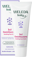 WELEDA baby Babygezichtscrème Med 3-in-1 Witte Malve, 50 ml