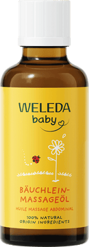Weleda Bébé huile de massage ventre, 50 ml