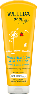 WELEDA baby Babywaslotion & shampoo Calendula, 200 ml