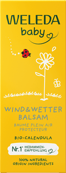 Weleda Bébé Calendula Baume Vent &amp; Météo, 30 ml