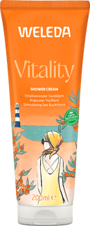 WELEDA Douchecrème Vitality Duindoorn, 200 ml