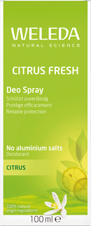 Weleda Déodorant Spray Agrumes, 100 ml