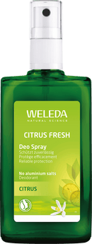 Weleda Déodorant Spray Agrumes, 100 ml