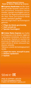 Weleda Crème Mains Express Argousier, 50 ml