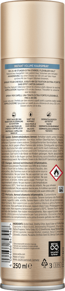 wellaflex Haarspray Instant Volume, extra sterke fixatie, 250 ml