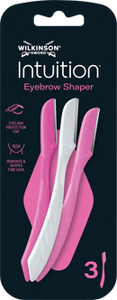 Wilkinson Épilateur pour le visage, Intuition Perfect Finish Eyebrow Shaper, 3 pcs
