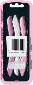 Wilkinson Épilateur pour le visage, Intuition Perfect Finish Eyebrow Shaper, 3 pcs