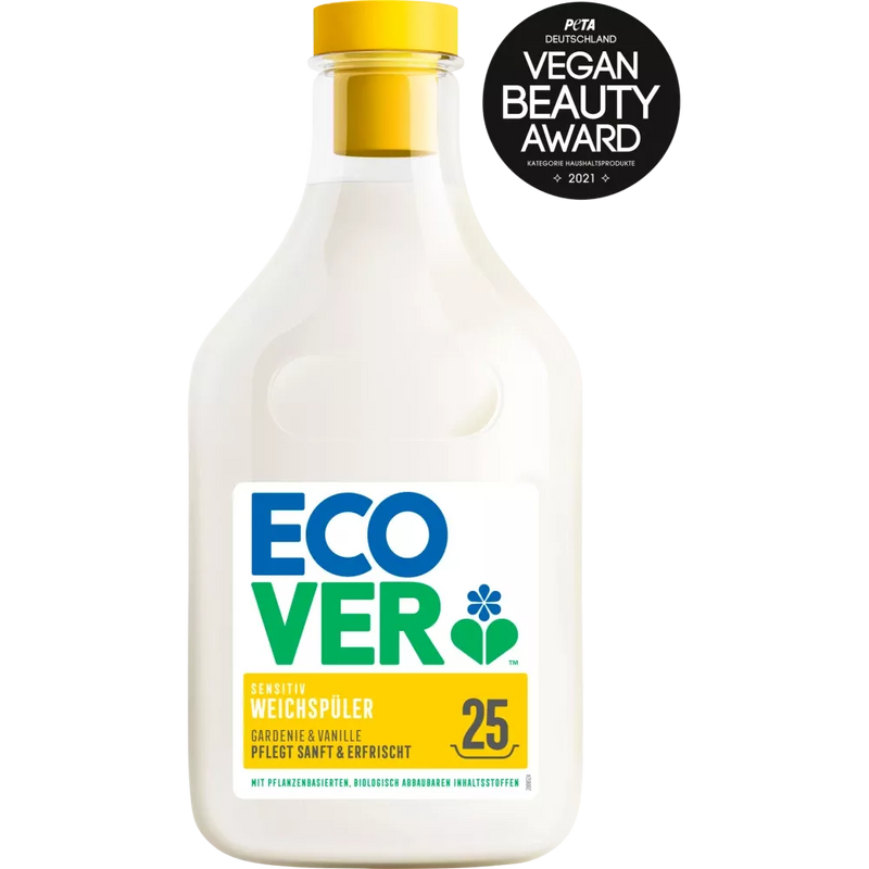 ecover Wasverzachter Gardenia & Vanille, 25 WL, 750 ml