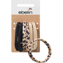 ebelin Haarelastiekjes kleurenmix / leo look, 6 stuks.