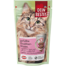 Dein Bestes Cat Snacks Coussinets à grignoter remplis pour la peau et le pelage, 50 g