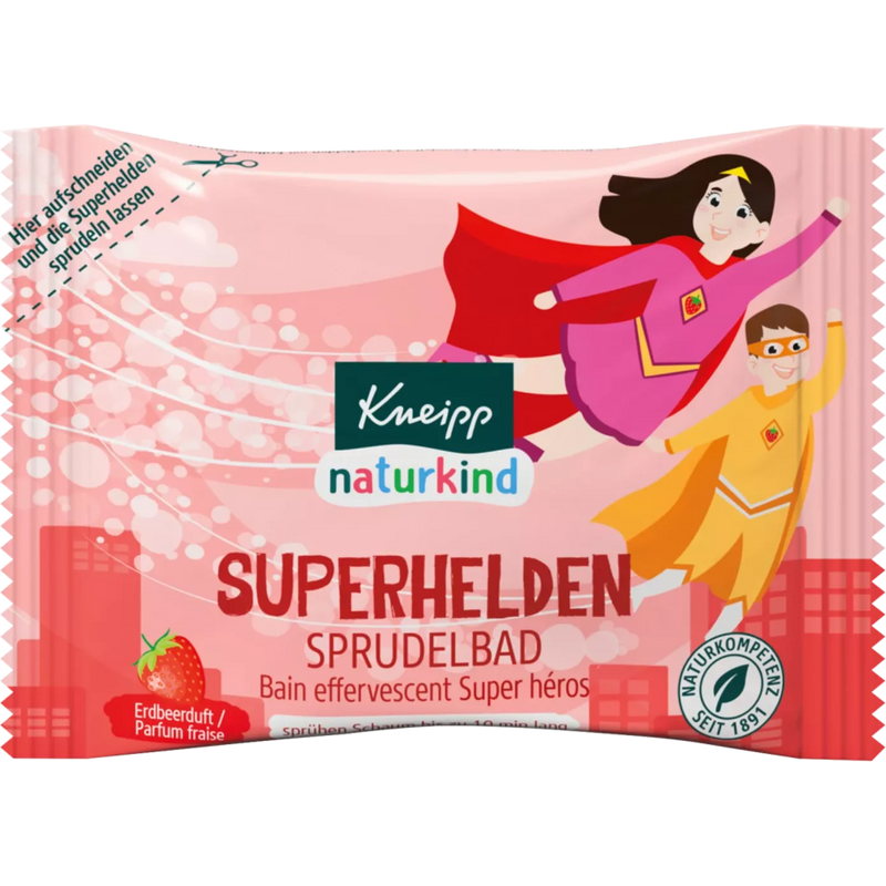 Kneipp Naturkind Kinderbad additief Superheroes Bubbelbad, 80 g