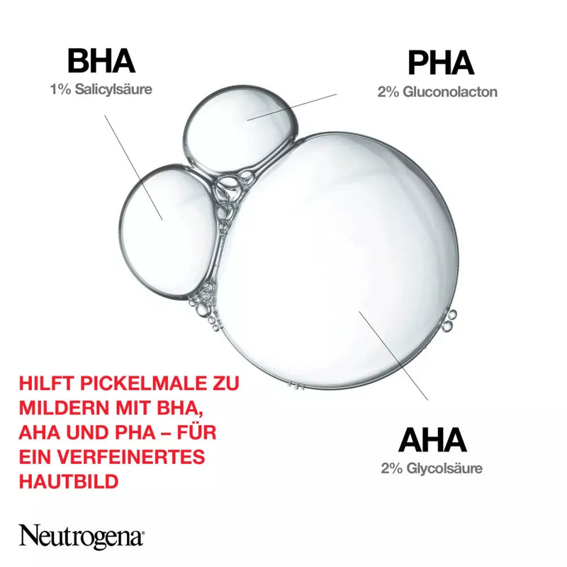 Neutrogena Wash Gel Anti-Puistjes+ Onzuivere Huid, AHA/ PHA / BHA, 200 ml