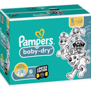 Pampers Luiers Baby Dry maat 5 (11-16 kg) Limited Edition Paw Patrol, maandelijkse doos, 186 stuks.