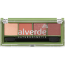 alverde NATURKOSMETIK Palette de Fards à Paupières 95 Rouge Bourgogne, 4,4 g