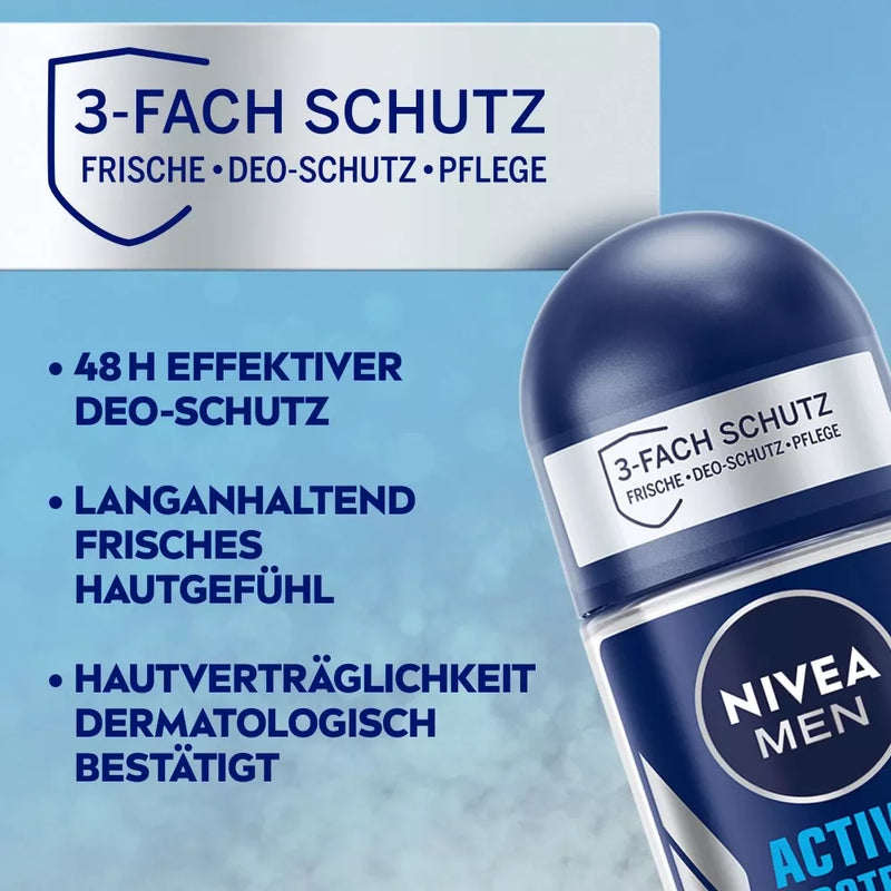 NIVEA MEN Deo Stick Deodorant Fresh Active, 40 ml