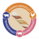 8in1 Snack voor honden, Triple Flavour Twisted Sticks, 10 stuks