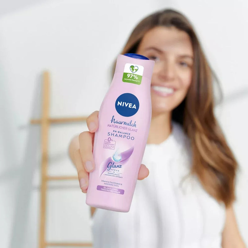 NIVEA Shampoo Haarmelk Natuurlijke Glans, 250 ml