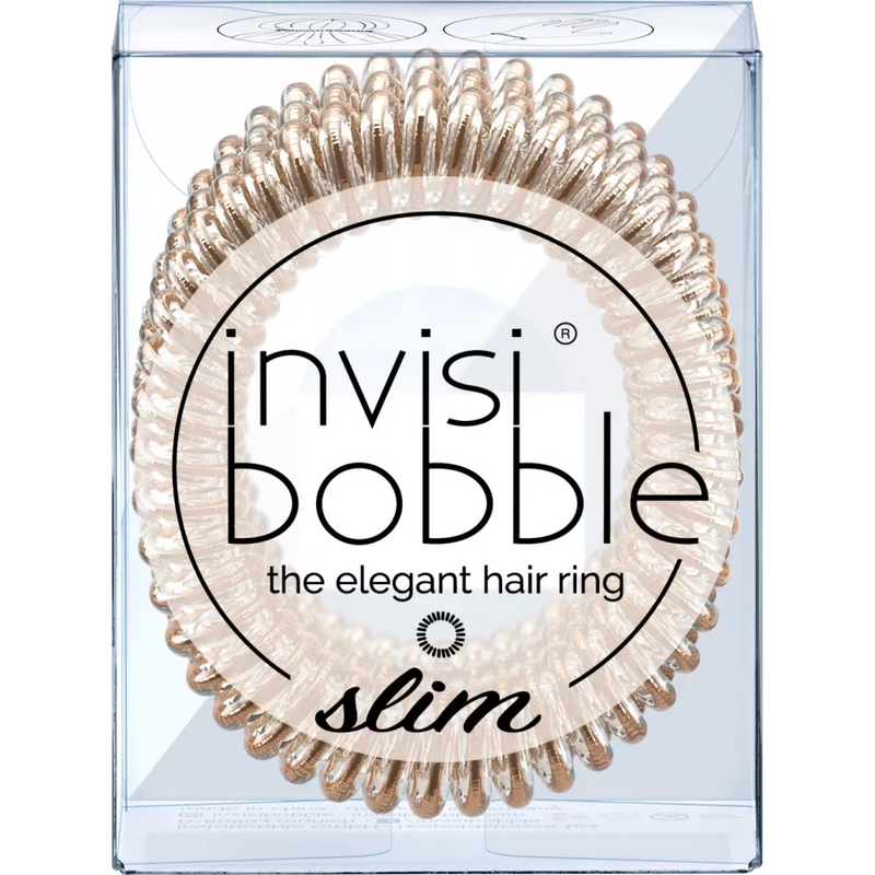 invisibobble Haarstrik dun brons, 1 stuk